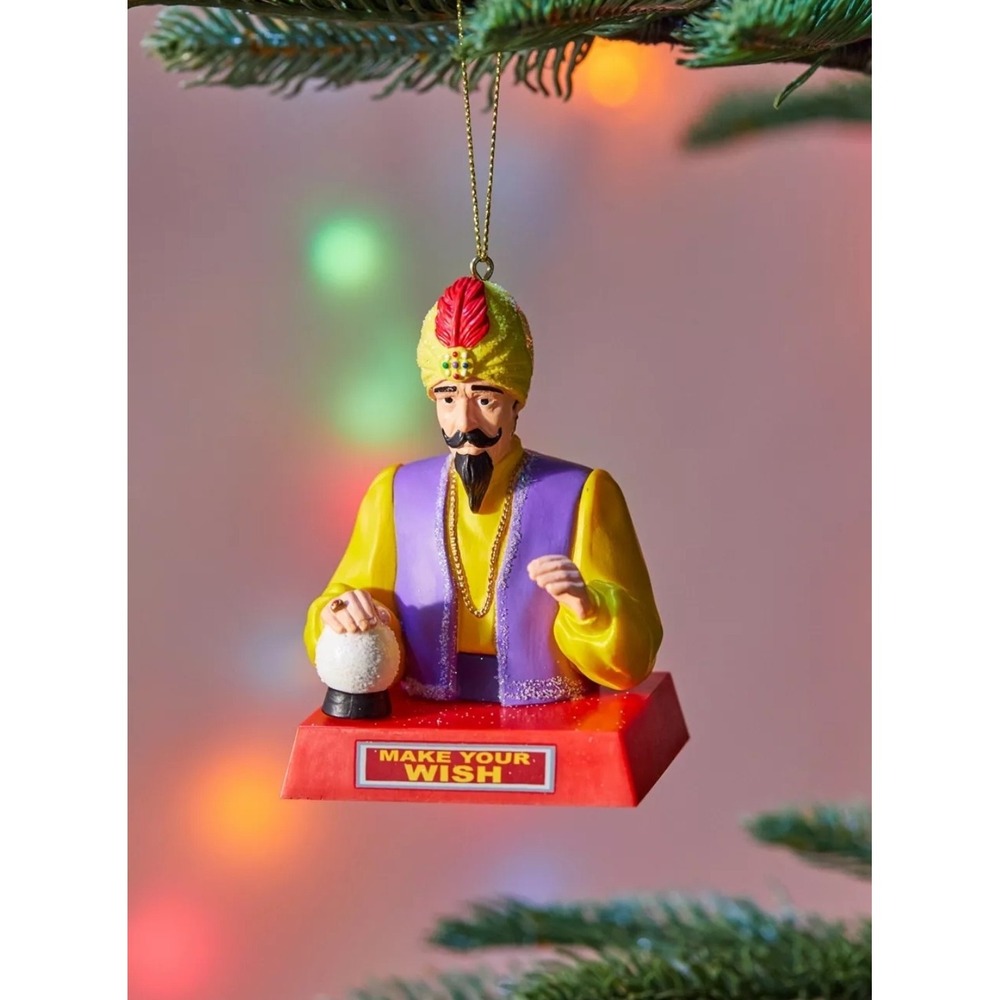 Kurt Adler Zoltar Speaks Plastic Christmas Ornament 2018 NIB Fortune Teller Rare